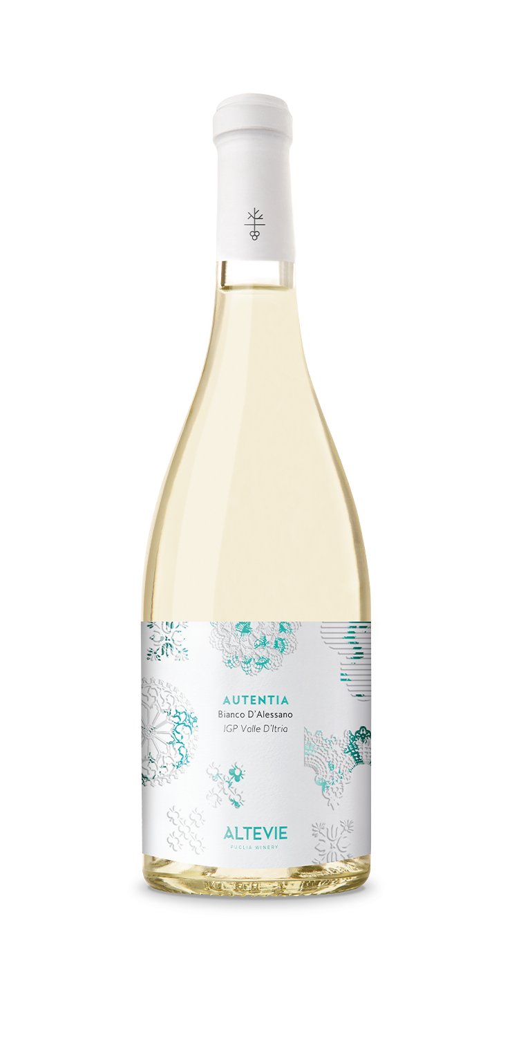 Autentia Bianco D'Alessano Valle d'Itria IGP - Altevie - Apulian Store - Bianco D'Alessano - Cantina -