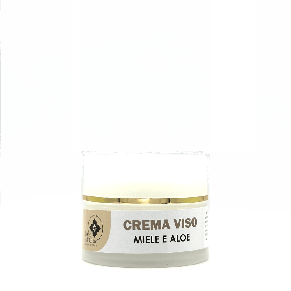 
                  
                    Crema Viso Miele e Aloe - Apulian Store - Cosmesi - L'Ape nell'Orto - 
                  
                