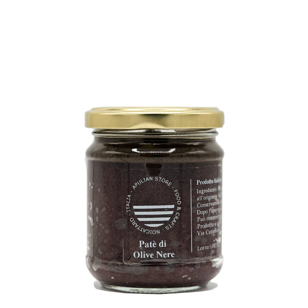 Patè di Olive Nere - Apulian Store - Carciofini - Drogheria -