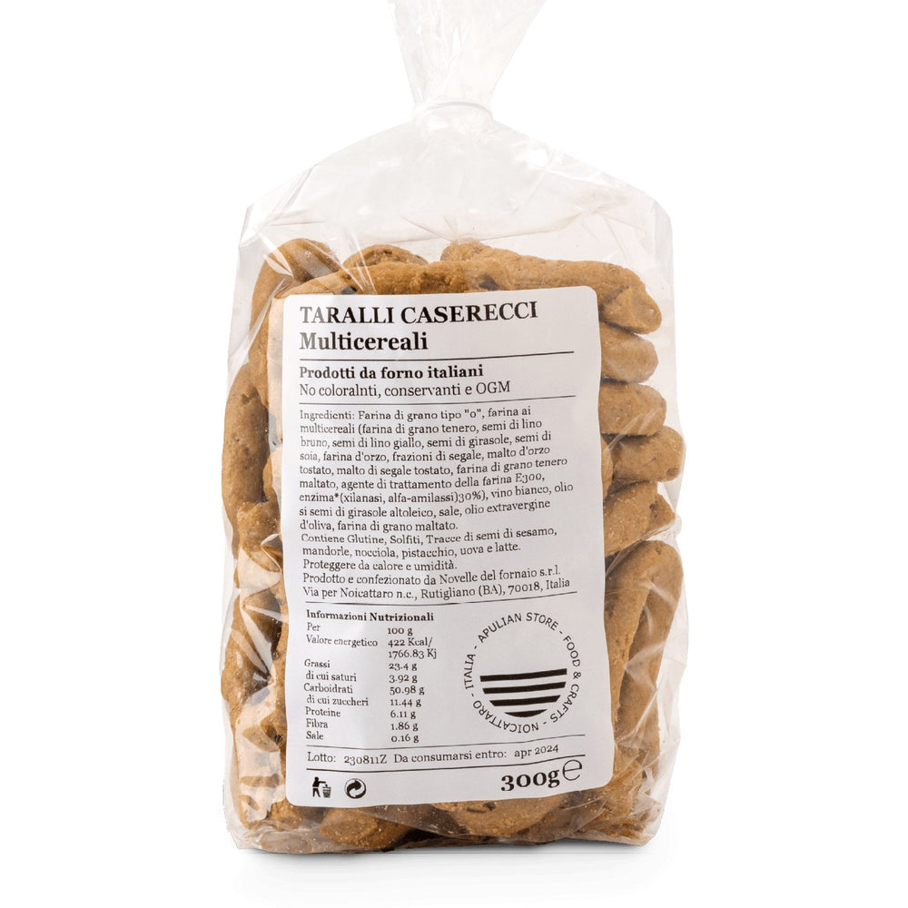 Taralli Multicereali - Apulian Store - Km0 - Panificio - Taralli